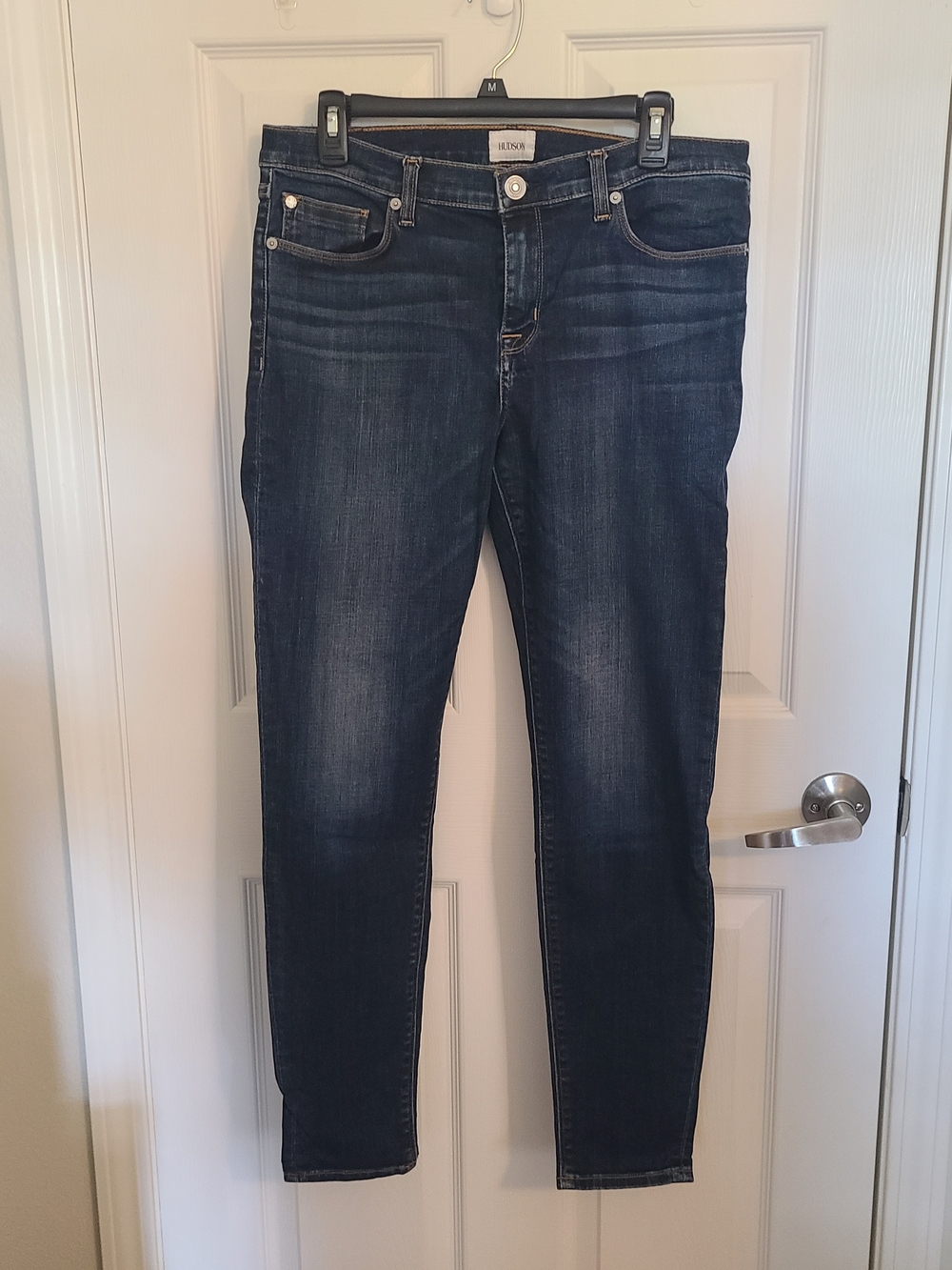 Hudson Jeans Women’s Dark Wash Skinny Jeans - Blue